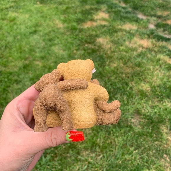 Cherished Teddies Bear Figurine Caleb and Friends 3 Bears Hugging 1999 … - Picture 5 of 8